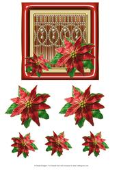 Poinsettia and Beads