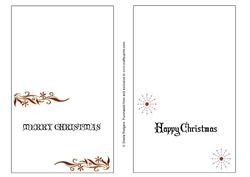 Christmas Inserts for My Over the Edge Cards