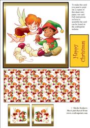 Exploding Card - Christmas Elves