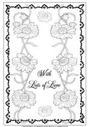 Digital Stamp - Daisies