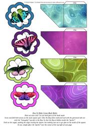 Corner Book Marks - Set of 4 Butterflies