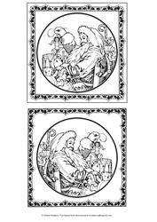Digital Stamp - Santa Playing with a Puppet