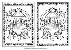 Digital Stamps - Candle Lamps