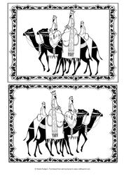 Digital Stamps - Three Wise Men