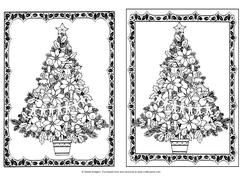 Digital Stamps - Christmas Trees