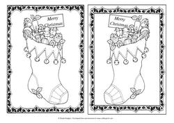 Digital Stamps - Christmas Stocking