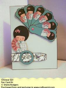 Fan Card - Chinese Girl