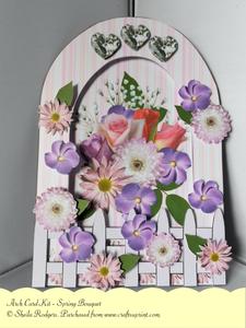 Arch Card Kit - Spring Bouquet