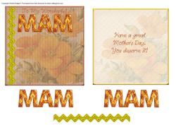Mam Mother's Day Quick Card