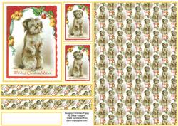 Begging Christmas Puppy