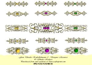 Gem Divider Embellishments 2 - Designer Resource