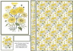 Yellow Flowers Quick Card