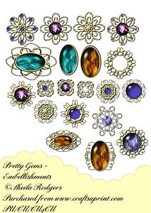 Pretty Gems - Embellishments