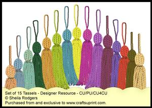 Set of 15 Tassels - Designer Resource