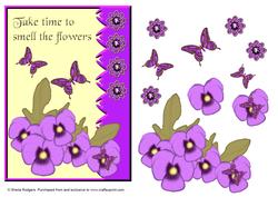 Smell the Flowers Step by Step