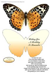 Butterfly Stand Up Card 1