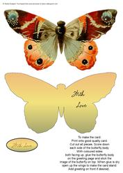 Butterfly Stand Up Card 2