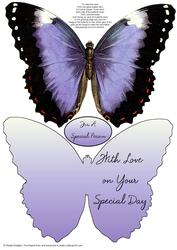 Butterfly Stand Up Card 3