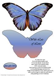 Butterfly Stand Up Card 4