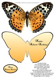 Butterfly Stand Up Card 7 - Belated