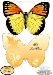 Butterfly Stand Up Card 15