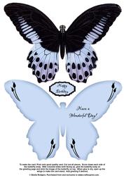 Butterfly Stand Up Card 18