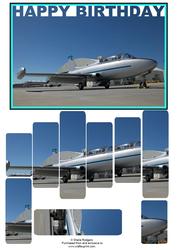 Panel Card - Modern Aeroplane