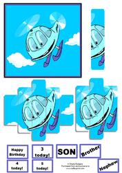 Panel Card - Helicopter Child