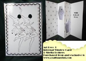 Internal Window Card - Art Deco 3