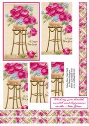 Roses New Year Card