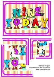 Happy Letters 9 Today