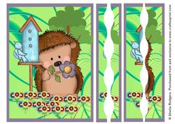 Hedgehog with Birdhouse