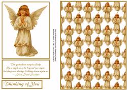 Praying Angel Quick Card