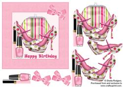 Candy Stripe Bag and Shoes