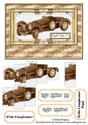 Bugatti Type 57 Panel Card