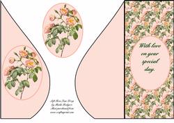 Soft Rose Tear Drop