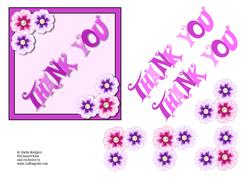 Thank You Text Topper