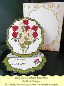 Long Stemmed Roses Easel Card