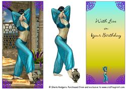 Belly Dancer Dl Topper and Insert