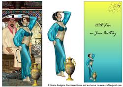 Belly Dancer Dl Topper and Insert 2
