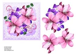 Dream Flowers on Lace
