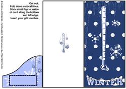 Winter Temperature Voucher Card