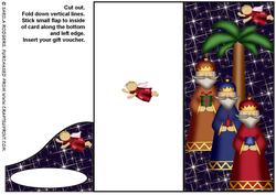 Three Wise Men Voucher Card