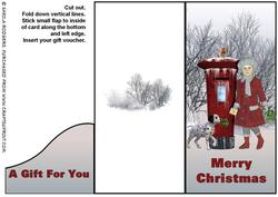 Christmas Posting Voucher Card