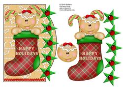 Ginger in Stocking Star Edge
