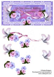 Diamond Wedding Doves