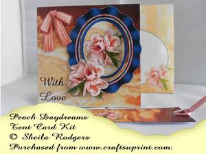 Peach Daydreams Tent Card Kit