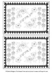 Digital Stamp - Flowers 2