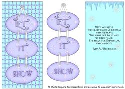 Let It Snow Dl Card