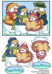 Snowmen Carol Singers